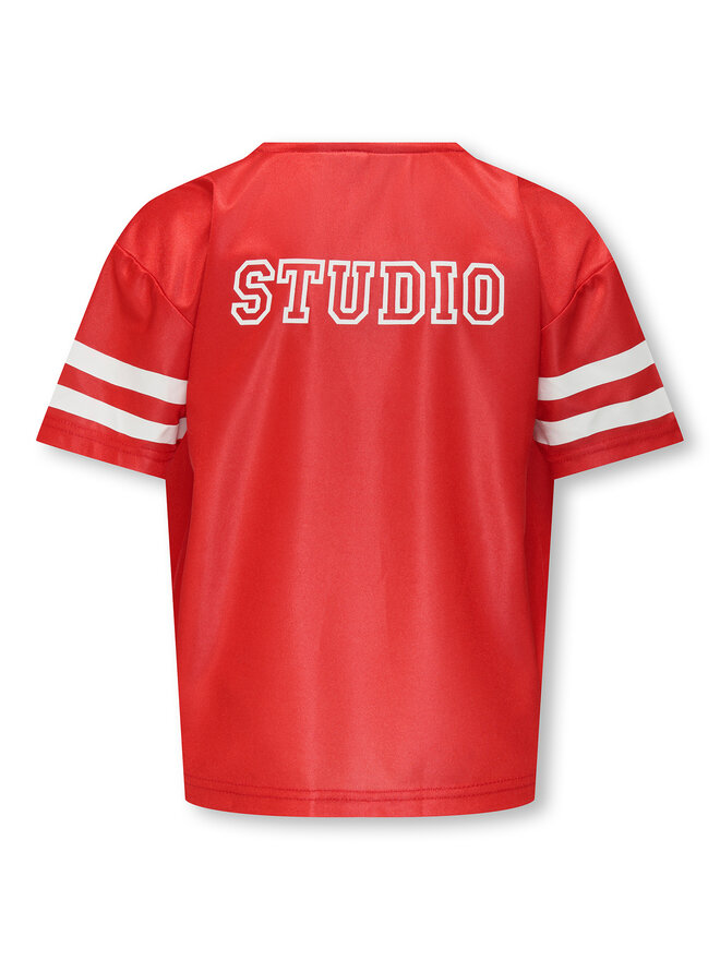Kids ONLY Kids ONLY Póló Lulu 15354971 Piros Regular Fit