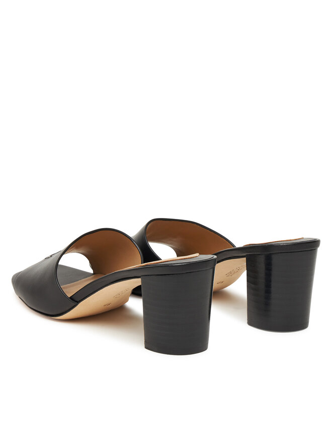 LAUREN RALPH LAUREN Чехли LAUREN RALPH LAUREN Everley Block-Heel 802974364001 Черен