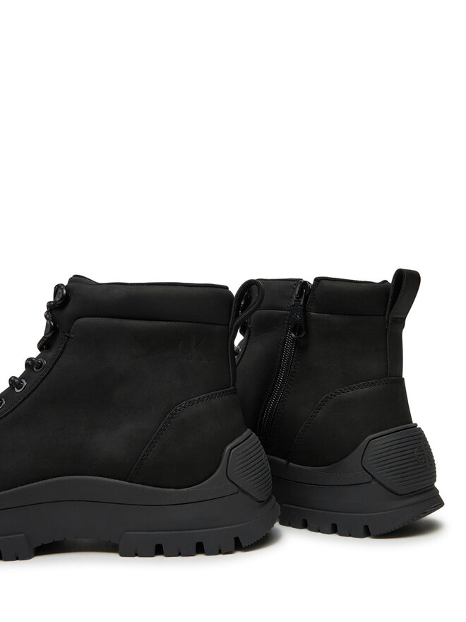 Calvin Klein Jeans Trapper stila apavi Calvin Klein Jeans Hybrid Wp Boot Laceup Rebellious YM0YM01077 Melns