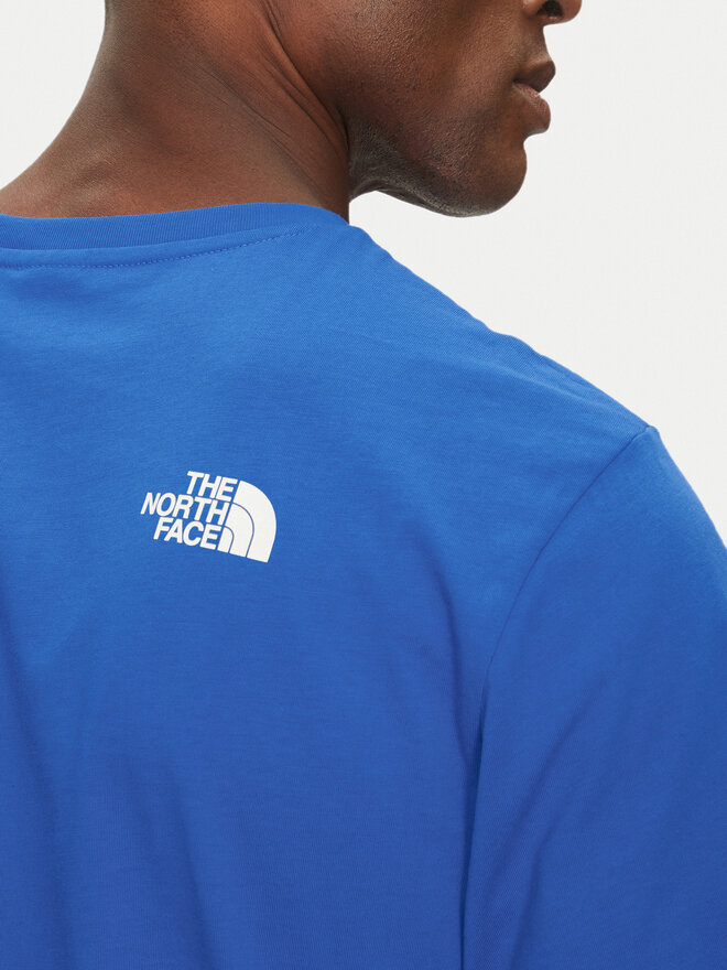 The North Face The North Face Marškinėliai Simple Dome NF0A87NG Mėlyna Regular Fit