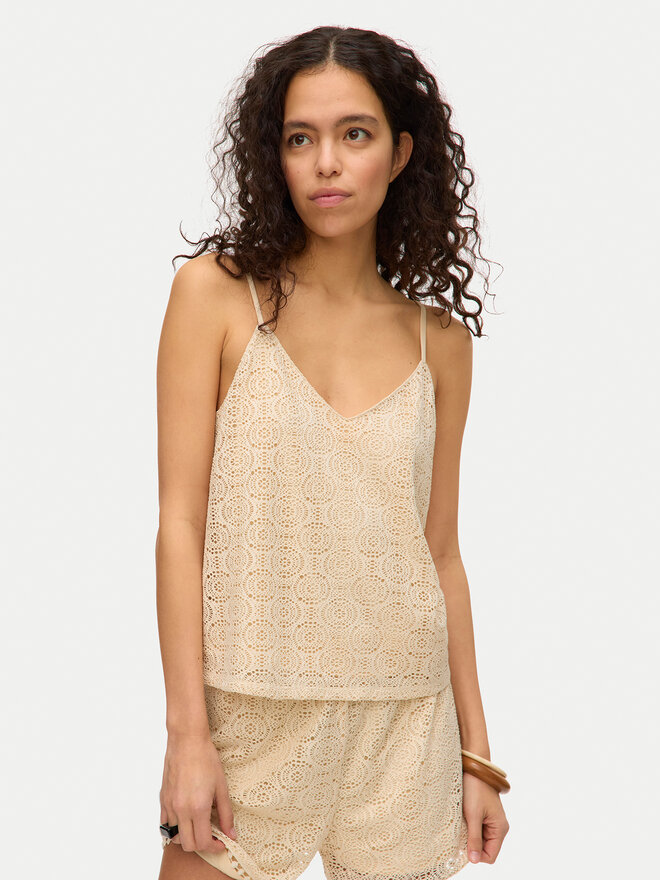 Vero Moda Vero Moda Топ Maya 10325031 Бежевий Regular Fit