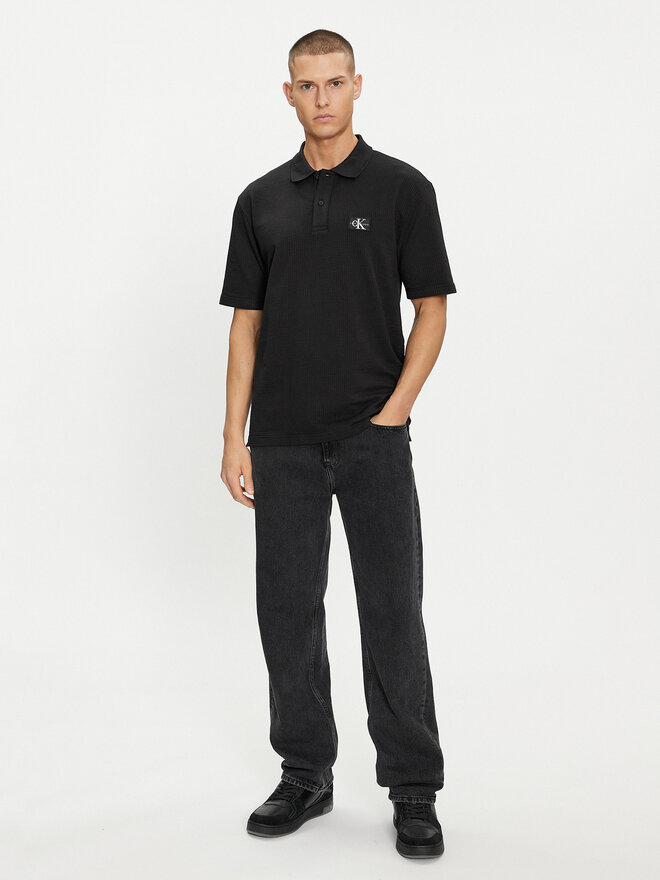 Calvin Klein Jeans Calvin Klein Jeans Поло J30J325433 Чорний Regular Fit