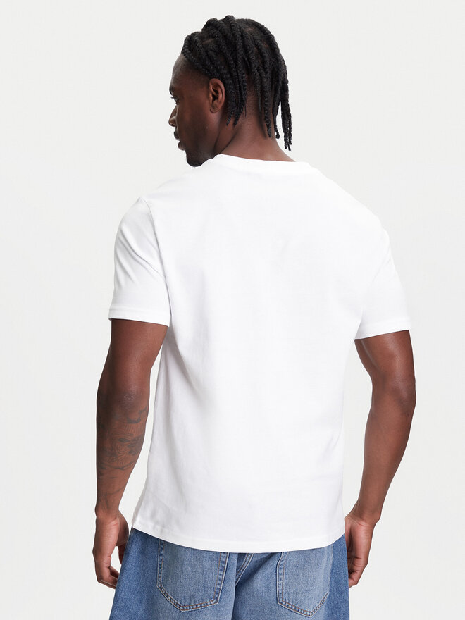United Colors Of Benetton United Colors Of Benetton Marškinėliai 3BL0U10AG Balta Relaxed Fit