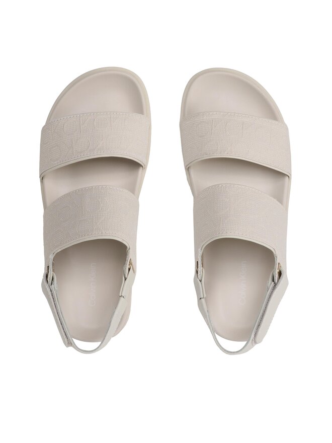 Calvin Klein Sandalen Calvin Klein Adj Sandal W/Hw-Jq HW0HW01491 Beige