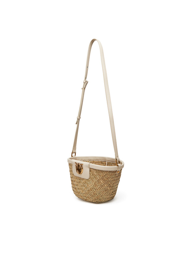 PINKO Kabelka PINKO Love Summer Bucket PE 25 PLTT 103325 A1RL Béžová