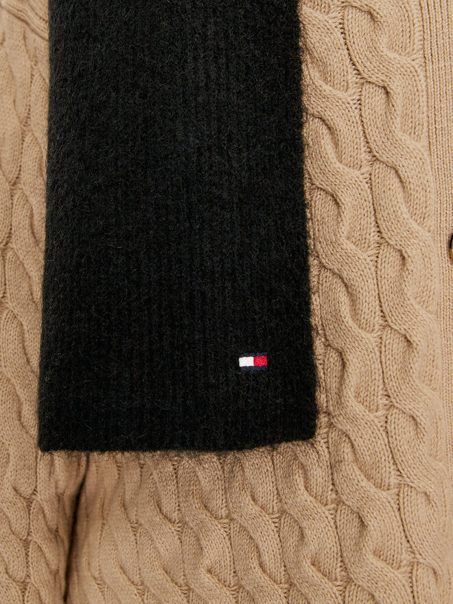 Tommy Hilfiger Sada čepice a šál Tommy Hilfiger AW0AW17124 Černá