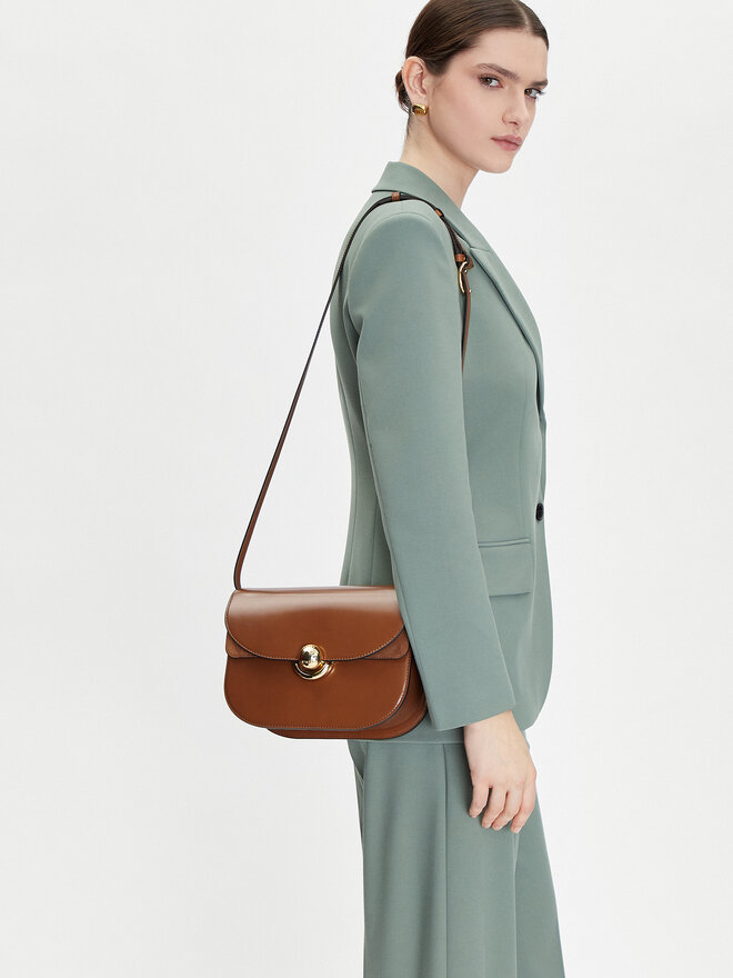 Furla Ročna torba Furla Sfera Borsa A Tracolla S Vaniglia WB01355 BX3589 03B00 Rjava
