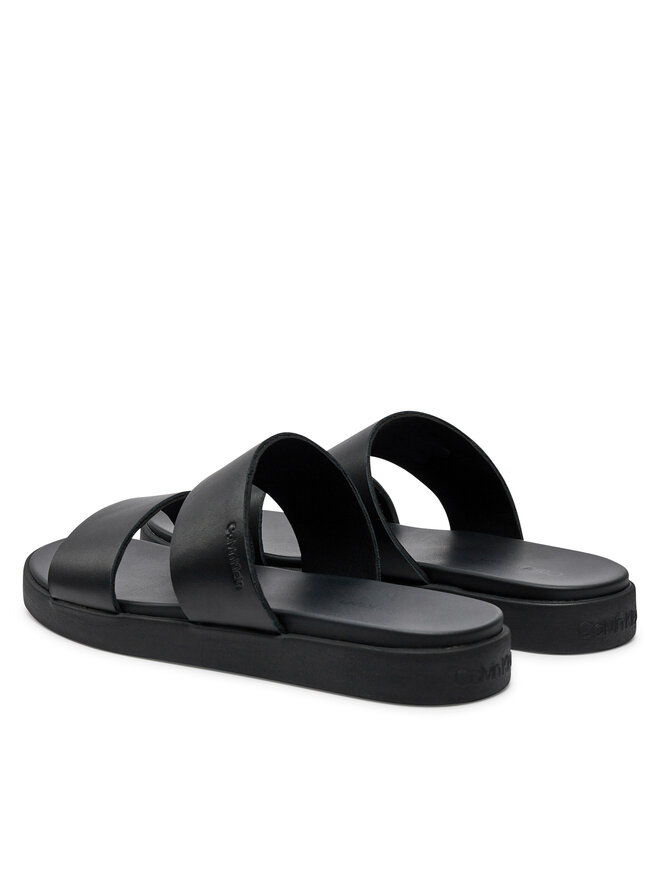 Calvin Klein Klapki Calvin Klein Double Strap HM0HM01414 Czarny