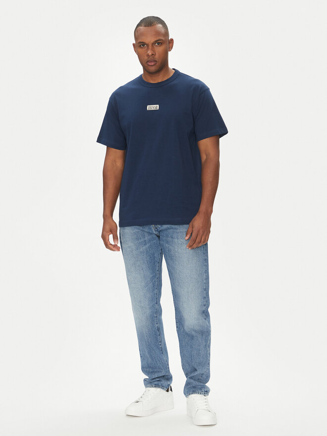 Versace Jeans Couture Versace Jeans Couture T-Shirt 78GAHT08 Dunkelblau Regular Fit