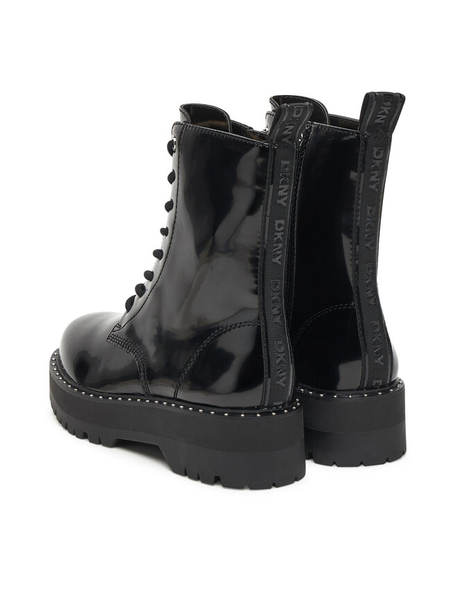 DKNY Schnürschuhe DKNY Batu Studs-Lace Up K4566972 Schwarz