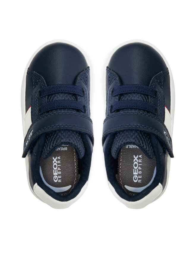 Geox Sneakersy Geox B Eclyper Boy B455LA 000BC C0735 Tmavomodrá