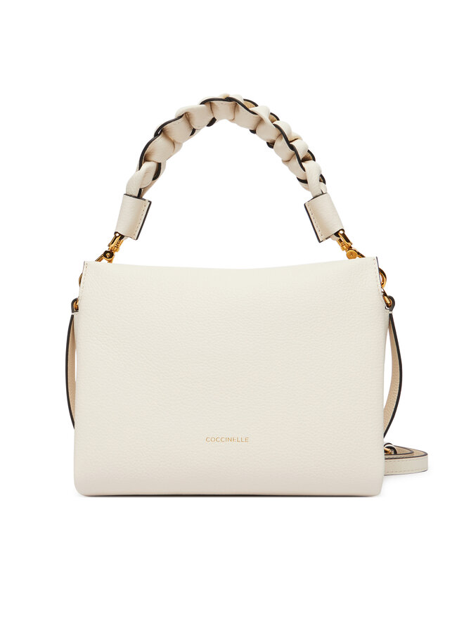 Coccinelle Handtasche Coccinelle M50 Boheme Grana Double E1 M50 58 01 01 Écru