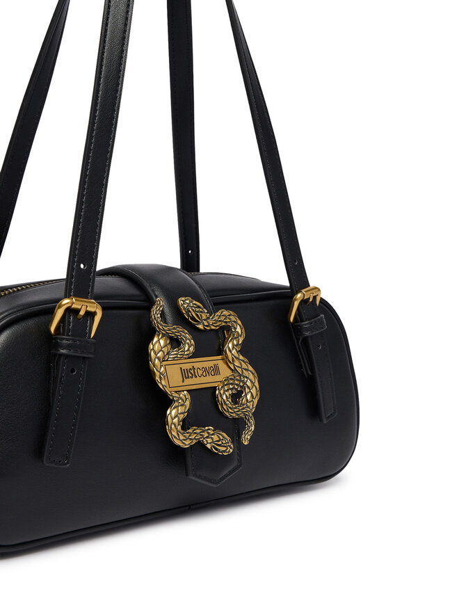 Just Cavalli Handtasche Just Cavalli Iconic Snakes 81RA4BA5 ZSA89 Schwarz