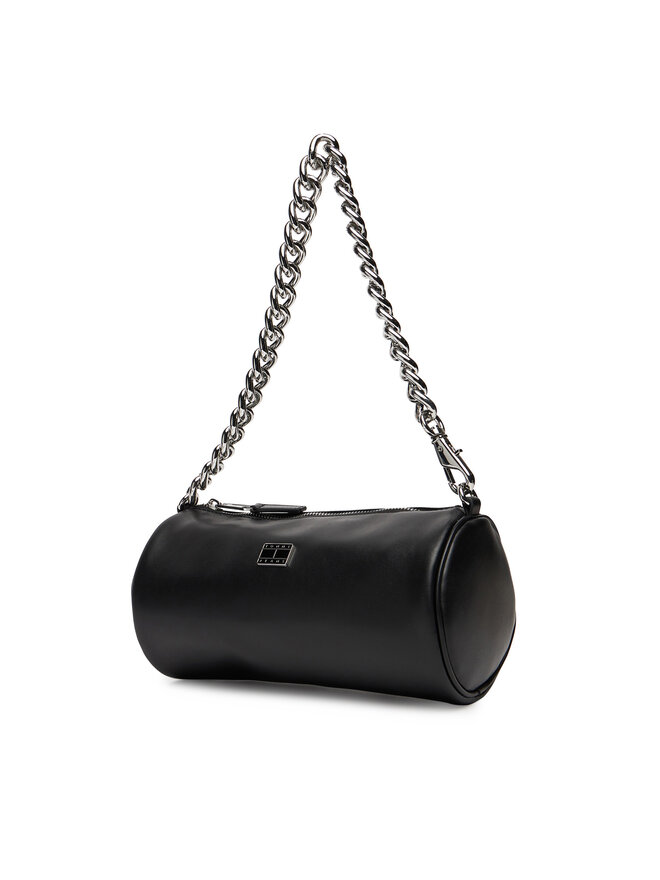 Tommy Jeans Handtasche Tommy Jeans Tjw Chain Shoulder Bag AW0AW17893 Schwarz