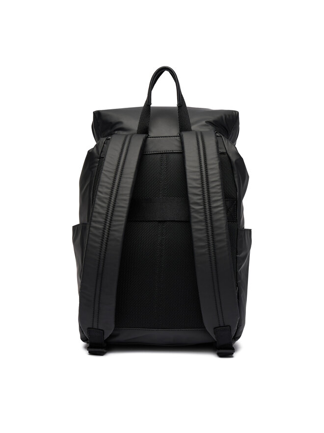 Calvin Klein Rucksack Calvin Klein Rubberized Flap Backpack LV04D3479G Schwarz