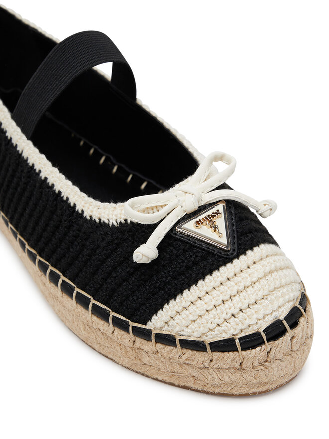 Guess Espadrilles Guess FLJJON FAB02 Fekete