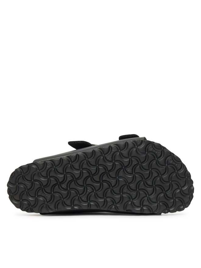 Birkenstock Pantoletten Birkenstock Arizona Flower Buckle Kids 1029844 S Schwarz