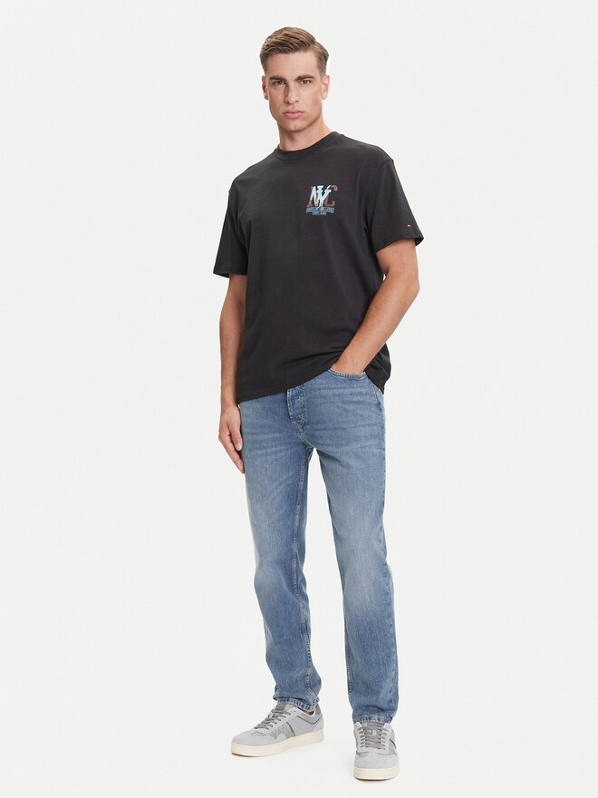 Tommy Jeans Tommy Jeans T-Shirt Novelty DM0DM21831 Grau Relaxed Fit
