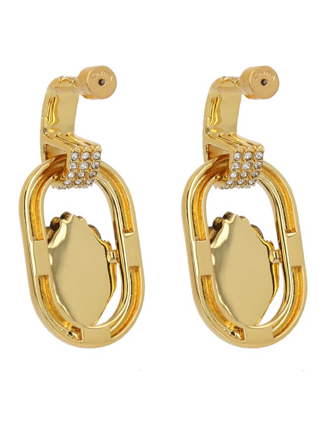 Kurt Geiger Cercei Kurt Geiger Eagle Link Drop Earrings 1343361429 Auriu