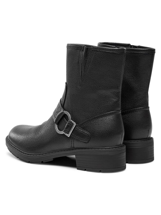 Clarks Stivaletti Clarks Hearth Cross 261742344 Nero