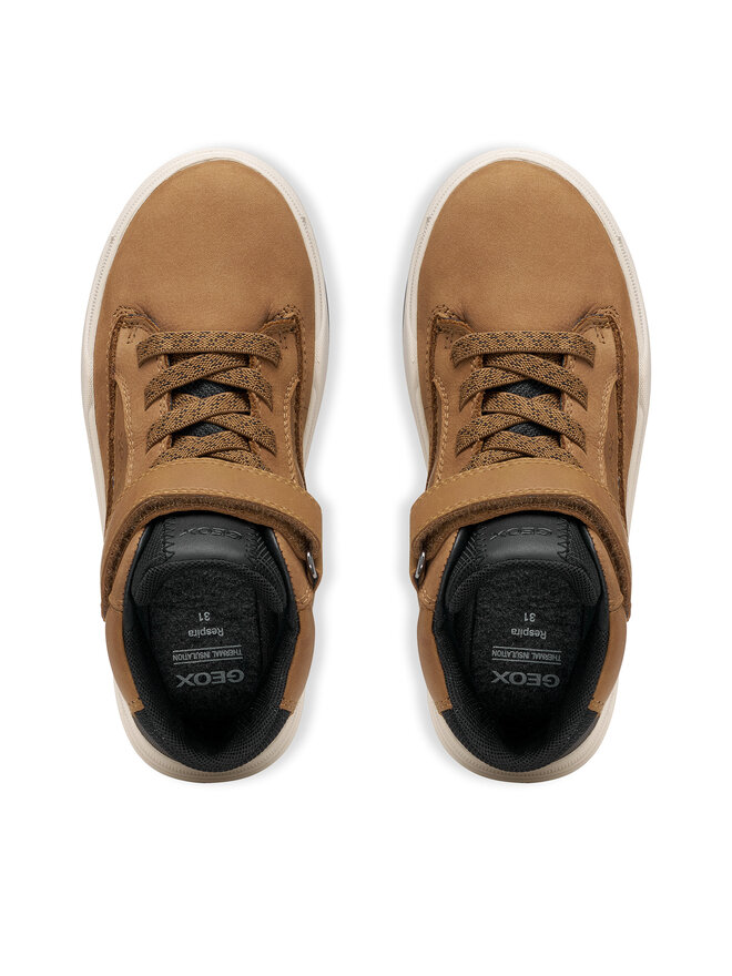 Geox Schnürschuhe Geox J Bunshee Boy B Abx J16FMA 0ME33 C0013 M Braun