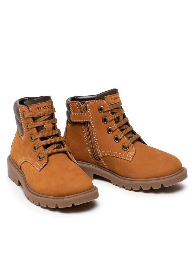 Geox Schnürstiefeletten Geox J Shaylax B. B J16FAB 032BC C0930 M Braun