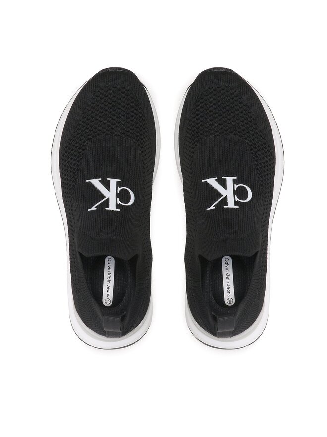 Calvin Klein Jeans Tenisice Calvin Klein Jeans Low Cut Easy-On Sneaker V3X9-80587-0702 M Crna