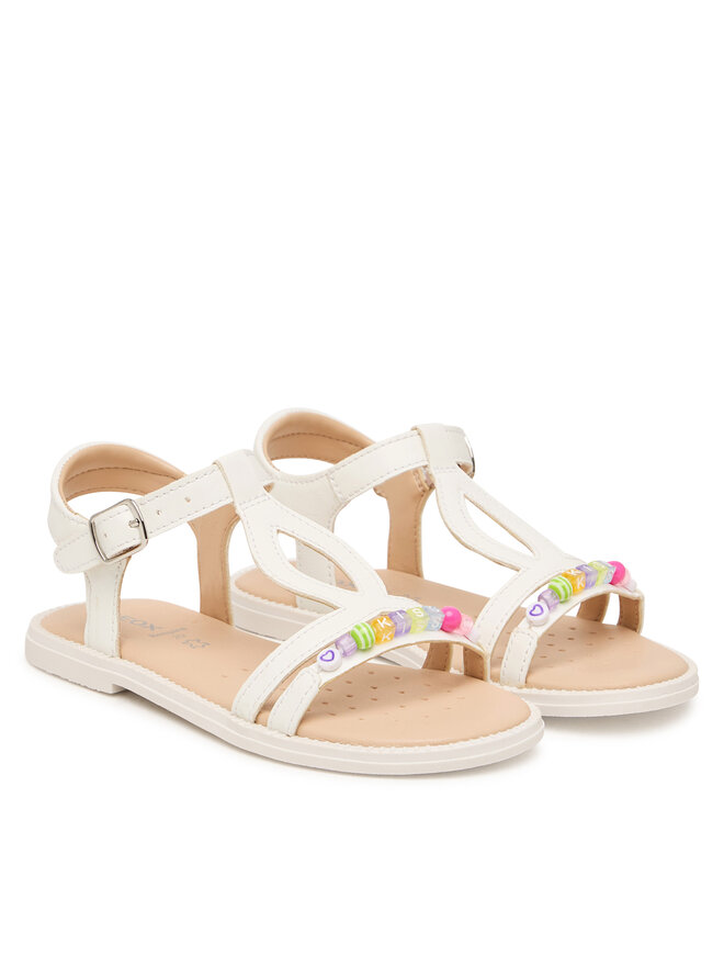 Geox Sandalen Geox Jr Sandal Karly J6535H 000BC C1000 S Weiß