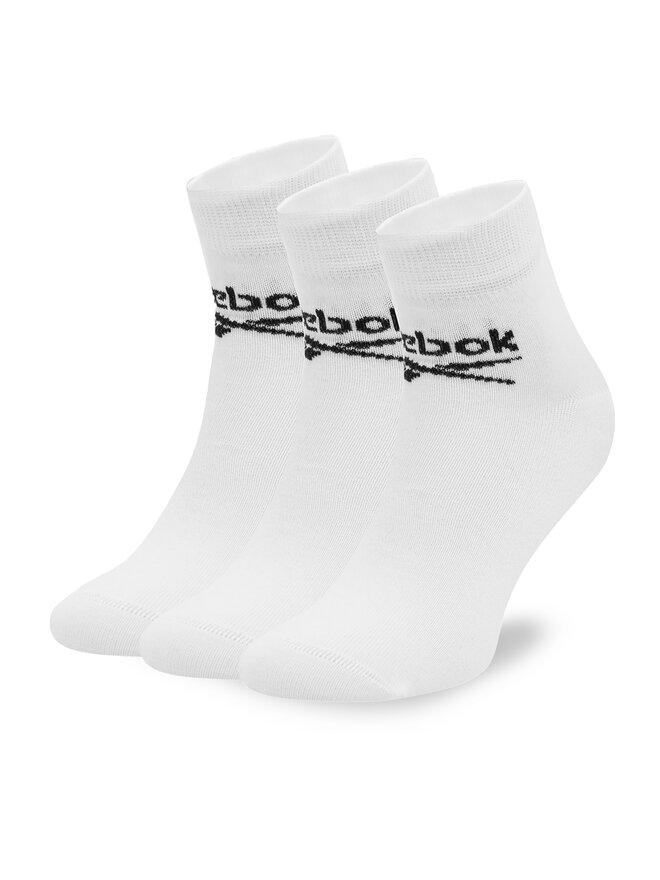 Reebok Набір з 3 пар низьких шкарпеток unisex Reebok R0429-SS24 (3-pack) Білий