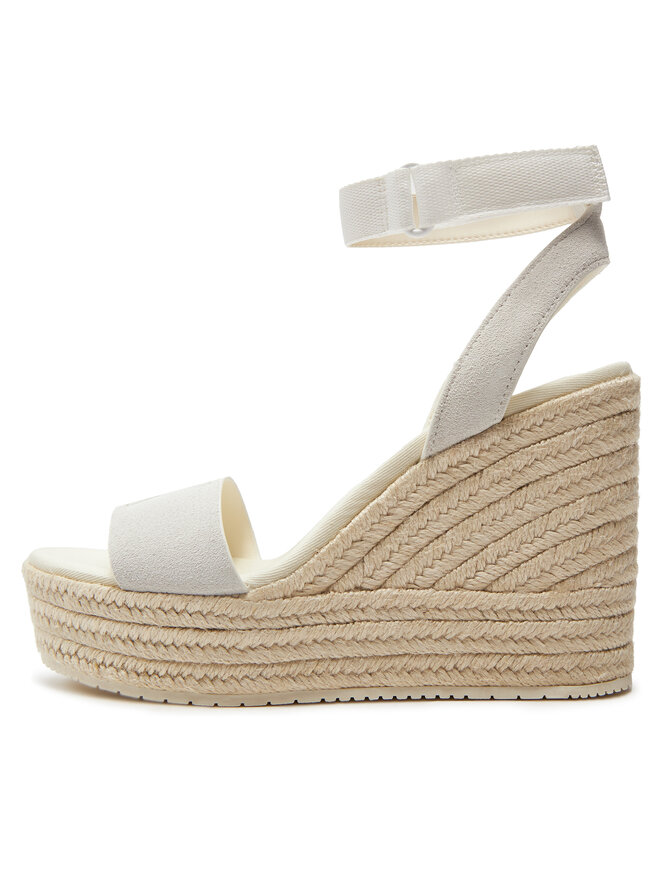 Calvin Klein Jeans Espadrillas Calvin Klein Jeans Wedge Sandal Su Mg Btw YW0YW01026 Écru