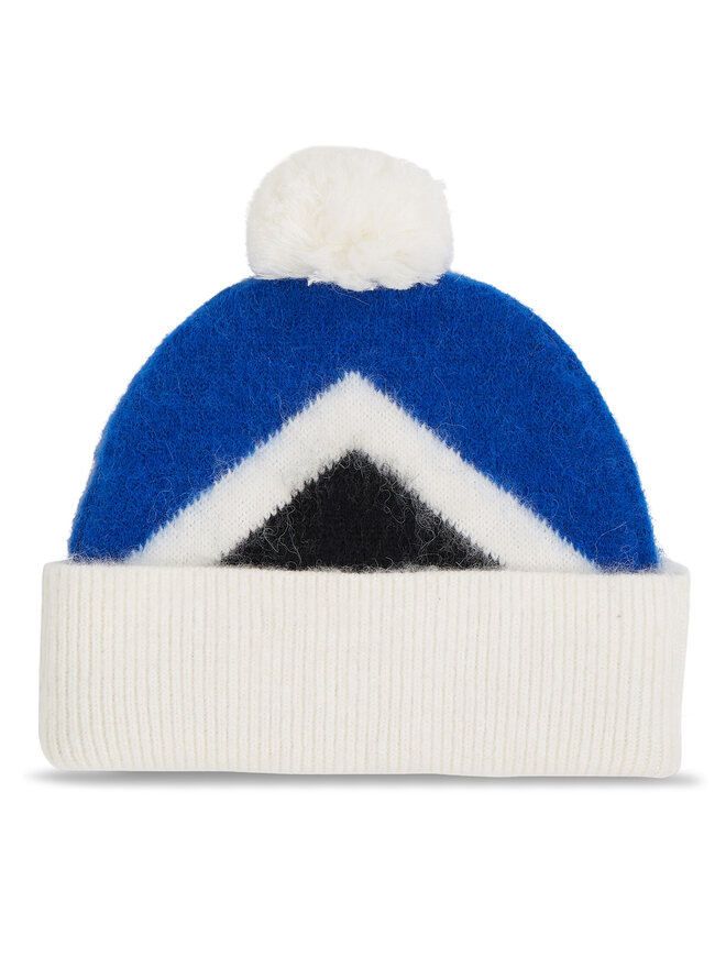 Tommy Hilfiger Σκούφος Tommy Hilfiger Th Evening Pompom Beanie Argyle AW0AW15305 Μπλε