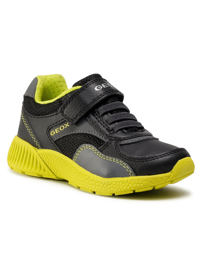 Geox J Nettuno Boy C, Sneakers Niños, Multicolor Navy Sky, 26 EU