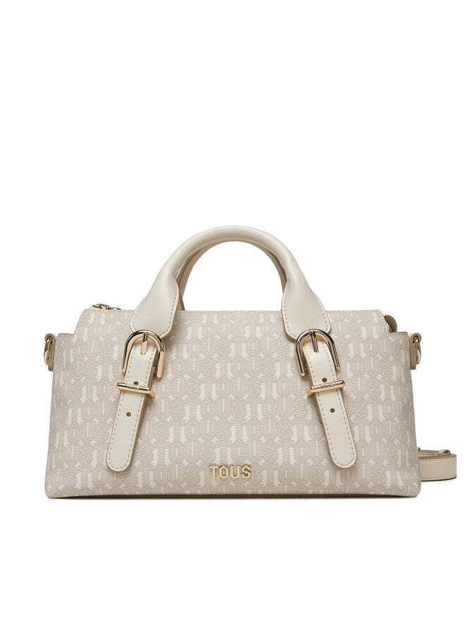 TOUS Handtasche TOUS Bowling Tous Buckles Silhouette 2002201501 Beige