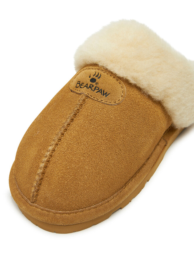 Bearpaw Kapcie Bearpaw Loki II 671W Beżowy