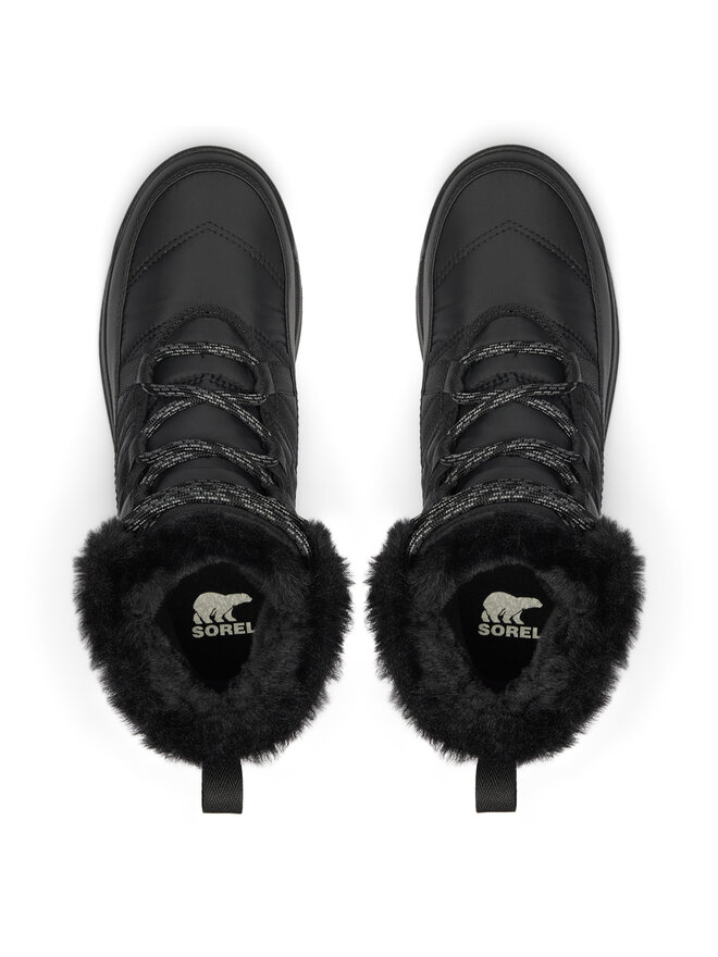 Sorel Μπότες Χιονιού Sorel Whitney II Plus Lace Wp 2088241010 Μαύρο