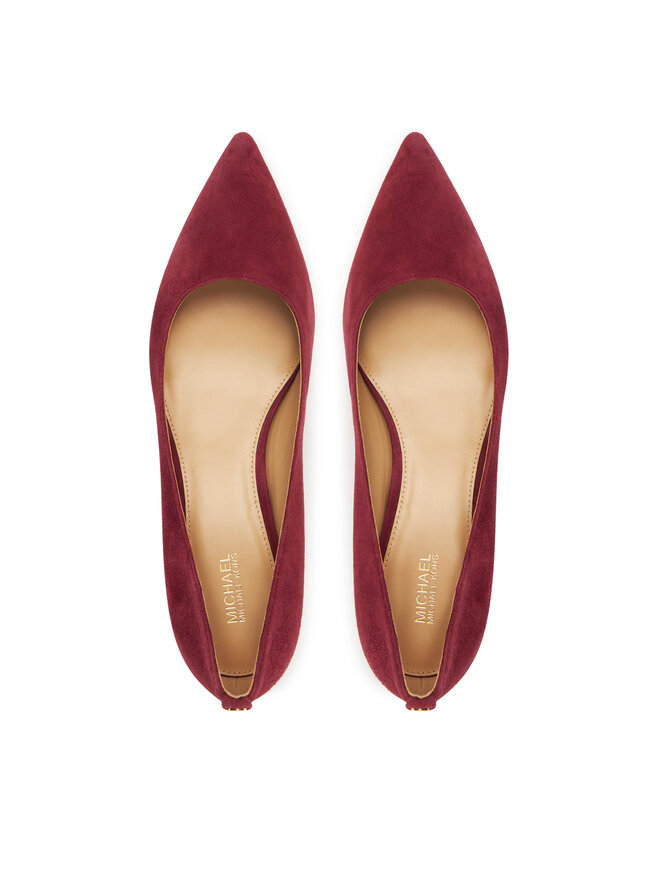 MICHAEL Michael Kors Pantofi cu toc subțire MICHAEL Michael Kors Alina 40R3ALMP1S Vișiniu