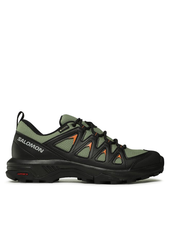 Trekkingschuhe Salomon X Braze GORE TEX L47180600 Grun eschuhe