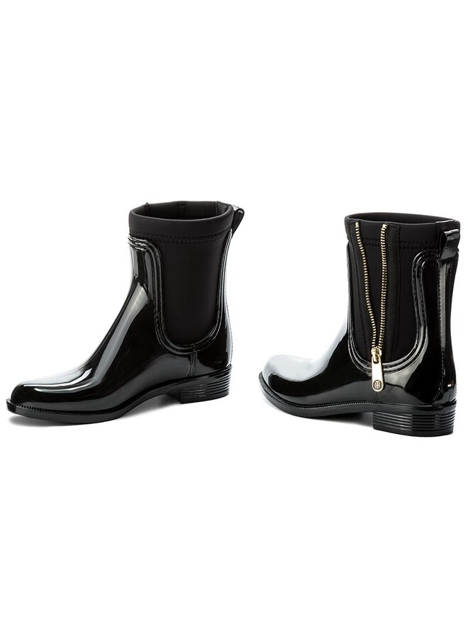 Tommy Hilfiger Gummistiefel Tommy Hilfiger Odette 12R1 FW0FW01935 Schwarz