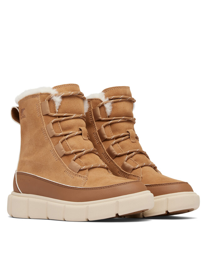 Sorel Μπότες Χιονιού Sorel Youth Explorer III Lace Wp 2088511253 Καφέ