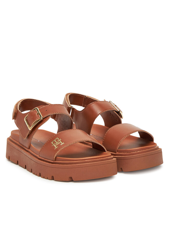 Tommy Hilfiger Σανδάλια Tommy Hilfiger T3A2-33785-0326 S Καφέ
