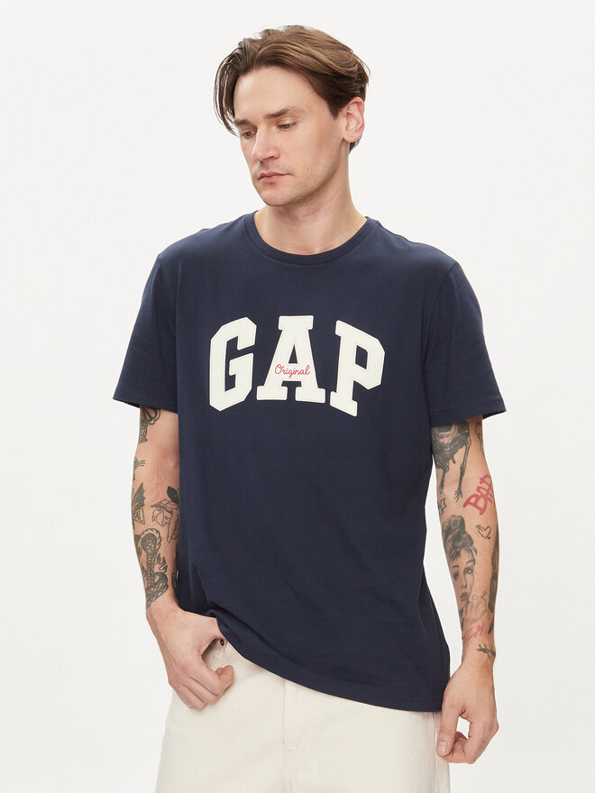 Gap Gap Póló 471777-09 Sötétkék Regular Fit