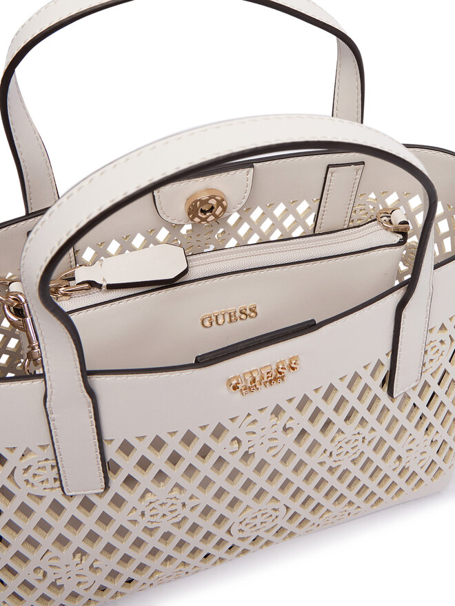Guess Handtasche Guess Letty Mini HWPG99 11750 Weiß