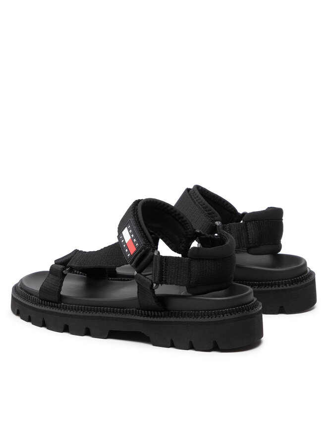 Basutės Tommy Jeans Chunky Tech Sandal EM0EM00997 Juoda