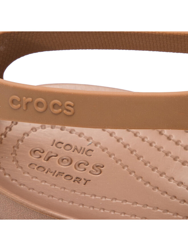 Crocs Sandalen Crocs Serena Flip W 205468 Braun