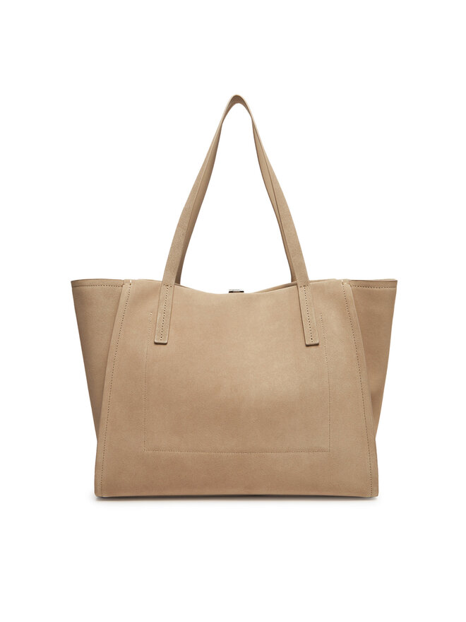Calvin Klein Τσάντα Calvin Klein Ck Narrate Shopper_Suede K60K612983 Μπεζ