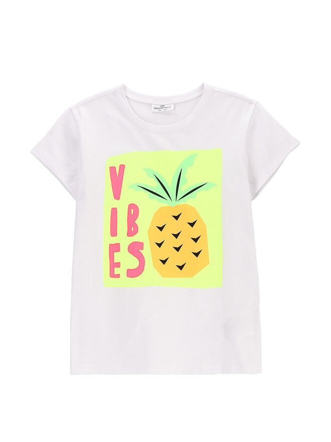 Coccodrillo Coccodrillo T-Shirt WC5143204VGD Λευκό Regular Fit