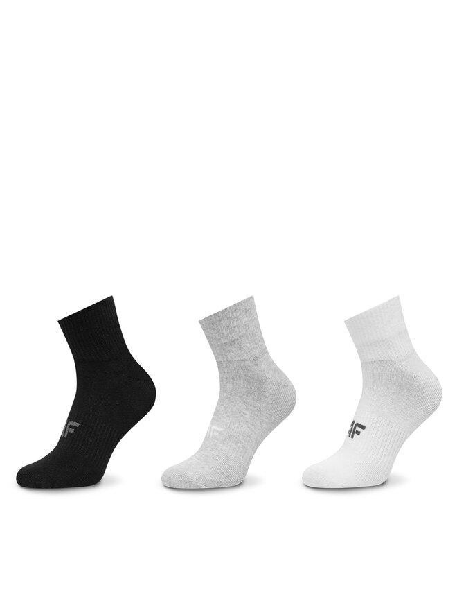 4F Σετ 3 ζευγάρια ψηλές κάλτσες unisex 4F 4FJWMM00USOCU330 Έγχρωμο