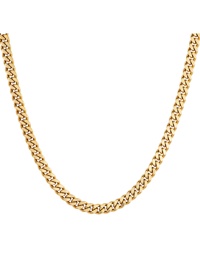 ICED STUFF Lănțișor ICED STUFF Curb Cuban Link Auriu