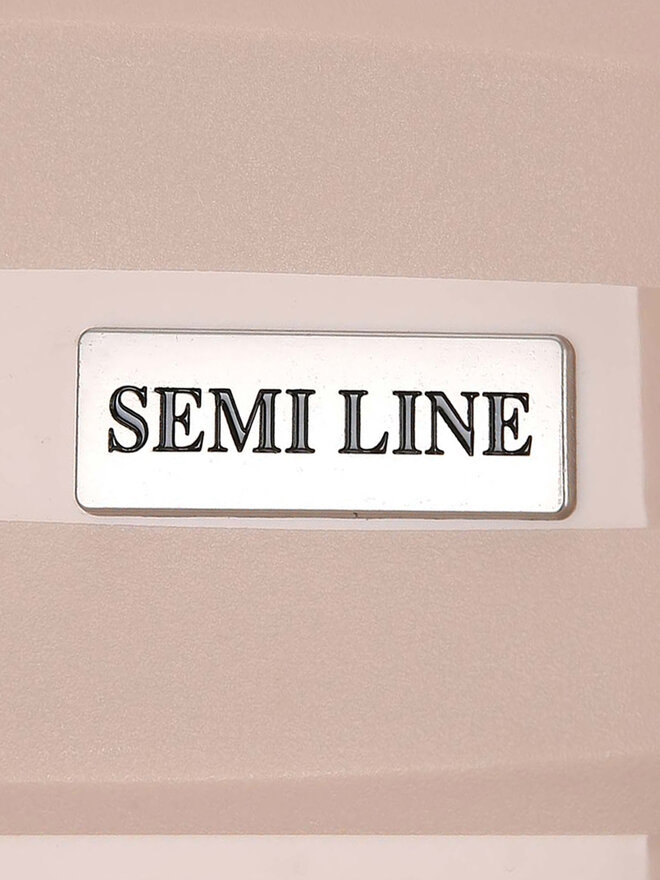 Semi Line Veľký kufor Semi Line T5795-3 Béžová