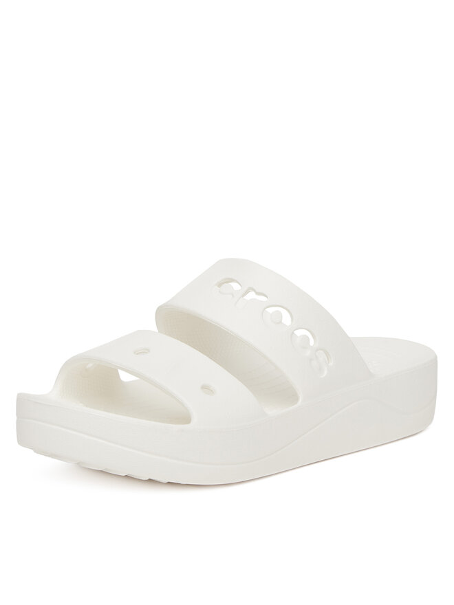 Crocs Şlapi Crocs BAYA PLATFORM SANDAL 208188-100 Alb
